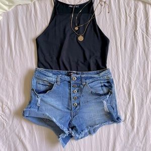 Free Style Jean Shorts